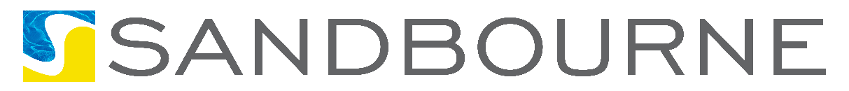 Sandbourne logo and text